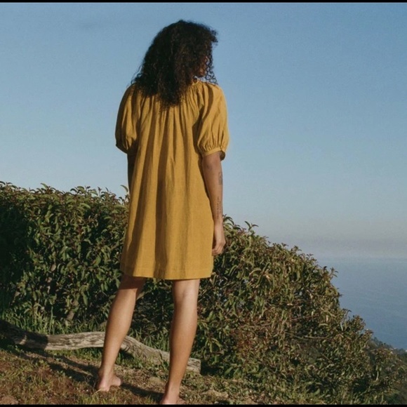 NEW without Tags Doen JOSETTE DRESS IN GOLDEN WILLOW M - Picture 2 of 4